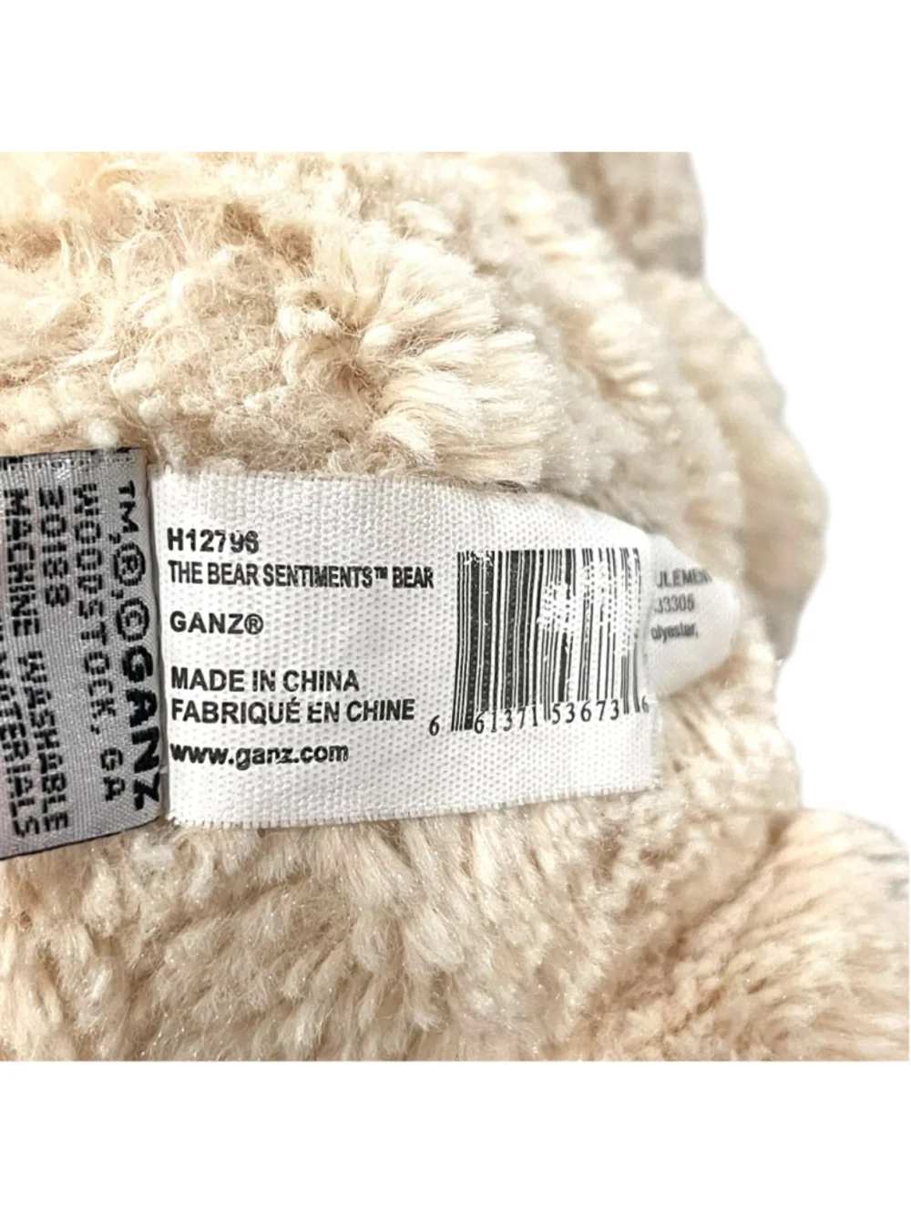 Ganz The Bear Sentiments Bear Plush Teddy Stuffed Animal H12796 Beige 9